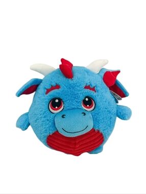 NWT Limited Edition Blue & Red Dragon Squishmallow Original Closed Packaging 9"